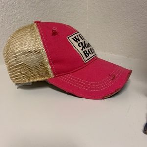 Wife Mom Boss Womens snap back hat